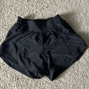 Lululemon Hotty hot size 0 Black Athletic Shorts